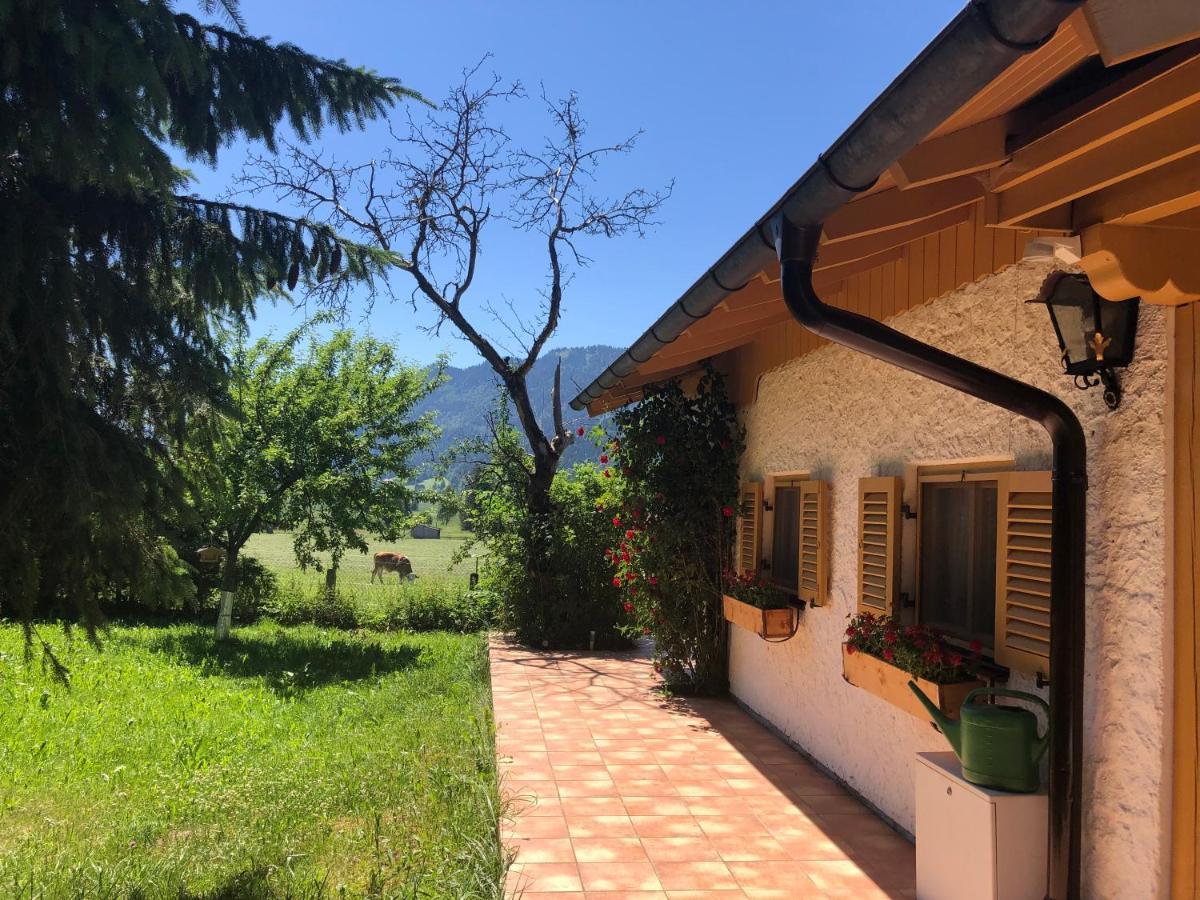Ferienhaus Veronika Mit 2000Qm Garten Und Bergblick Unterammergau Esterno foto